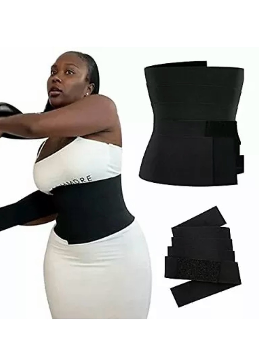 Black Waist Trainer Shapewear Belt
